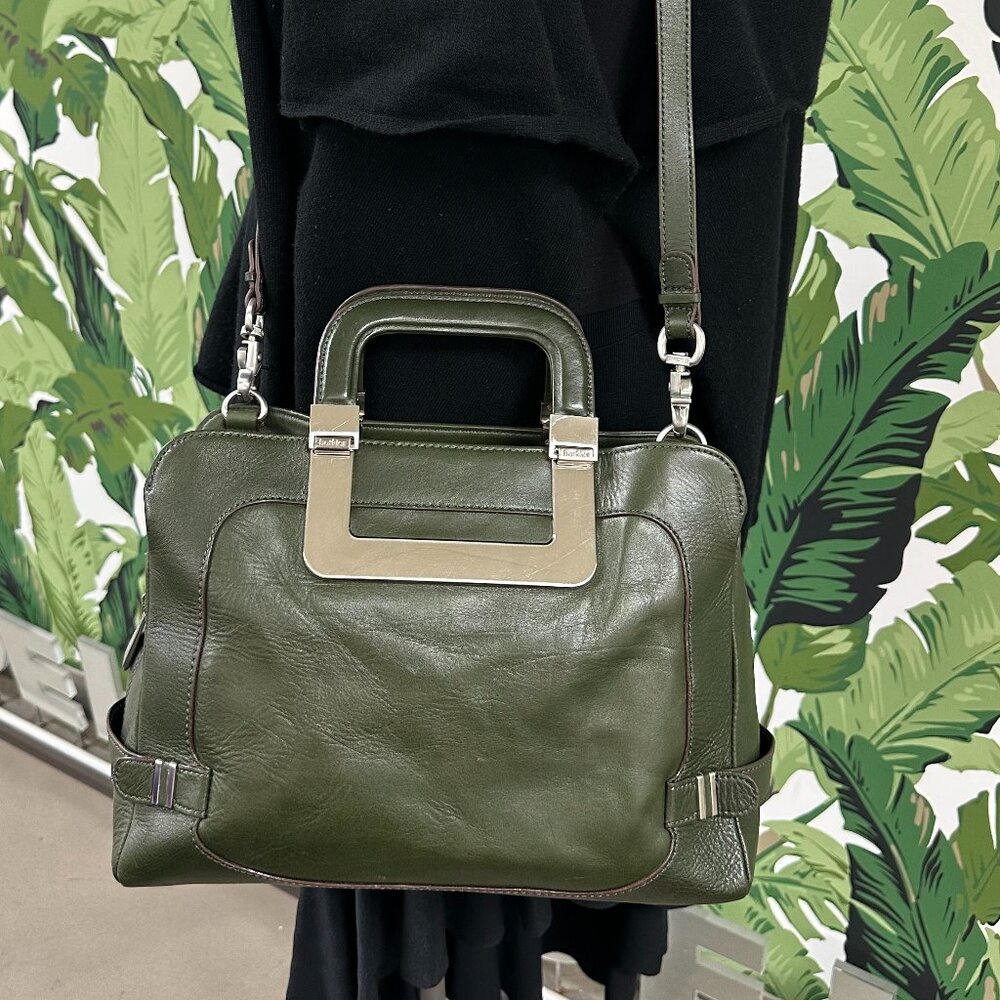 Botkier Leather Satchel with removable Crossbody Strap